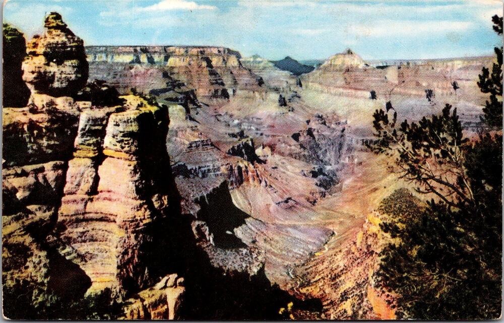 Grand Canyon National Park in Arizona Vintage Postcard SP10-17